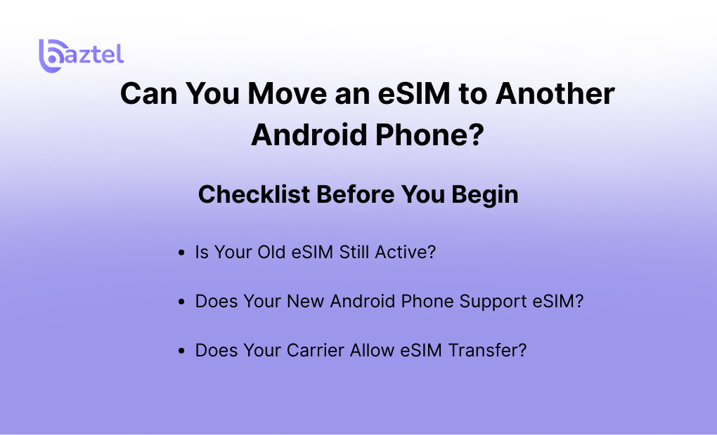 Can You Move an eSIM to Another Android Phone