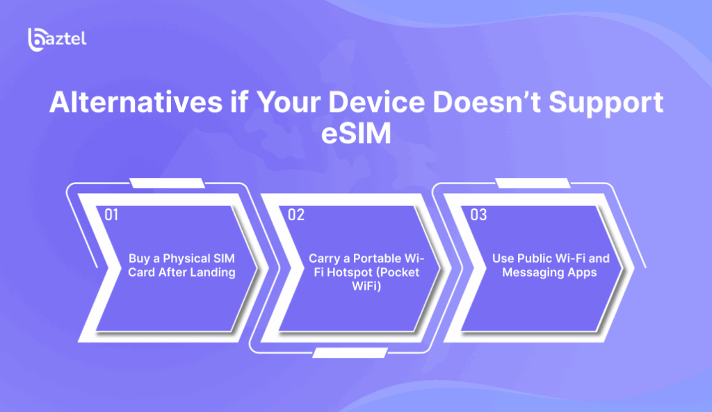 Alternatives if Your Device Doesn’t Support eSIM