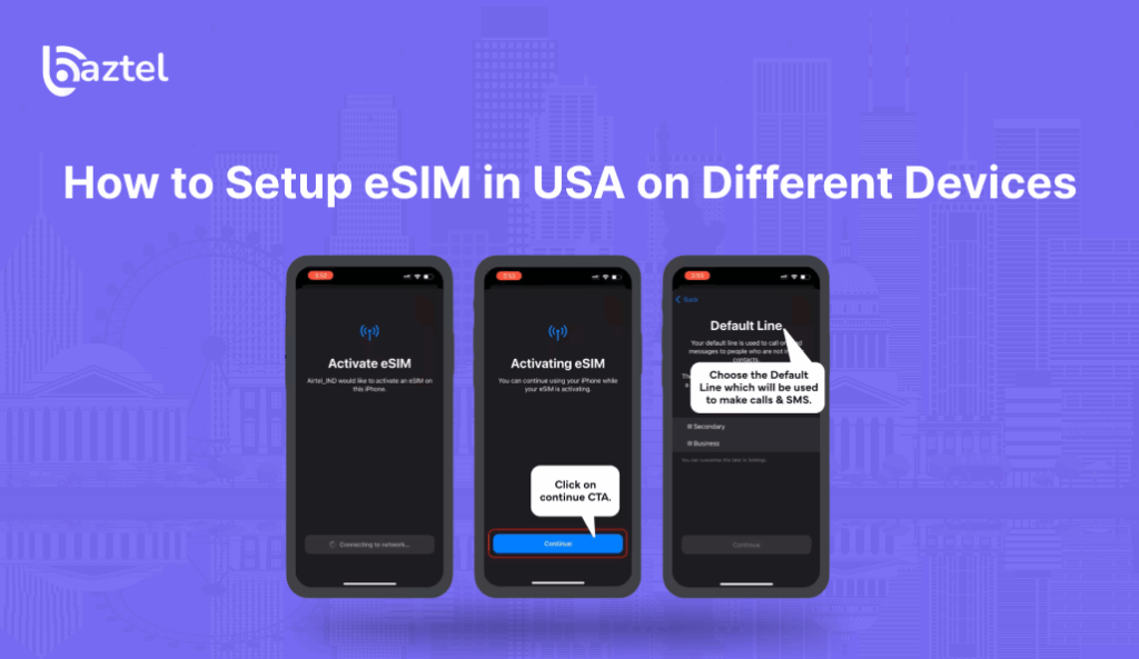 How to Setup eSIM in USA on Different Devices