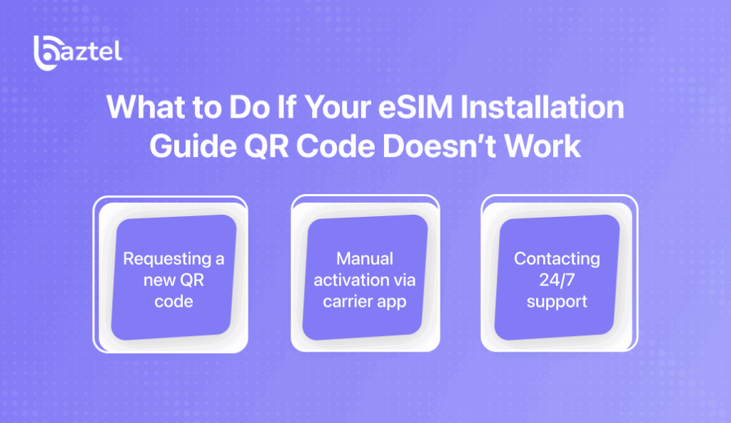 What to Do If Your eSIM Installation Guide QR Code Doesn’t Work