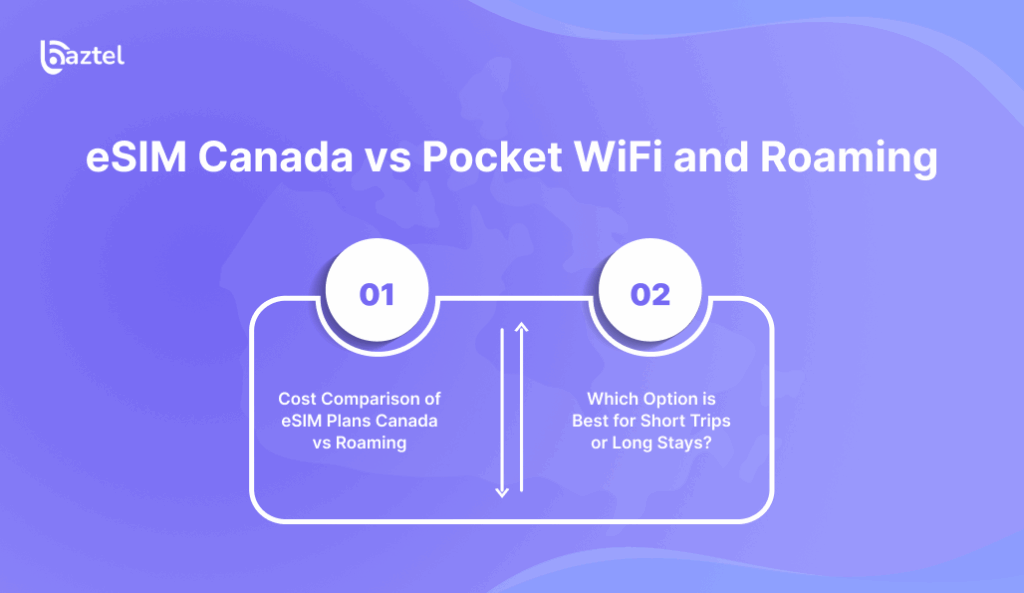 eSIM Canada vs Pocket WiFi and Roaming