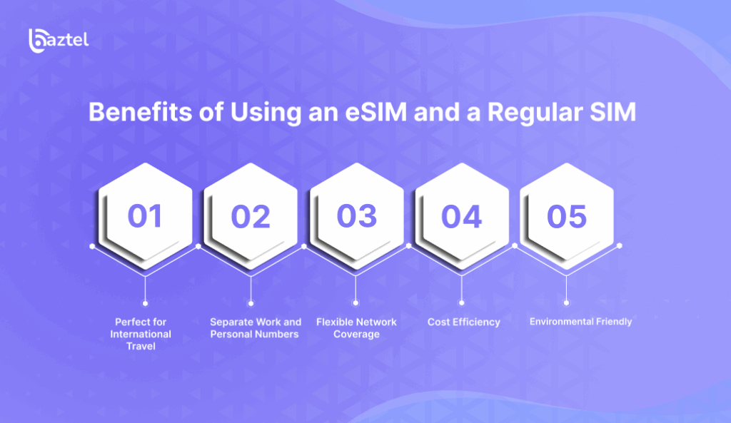 Benefits of Using an eSIM and a Regular SIM