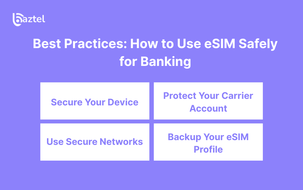 How to Use eSIM Safely for Banking