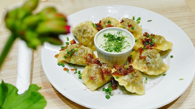 Pierogi stuffed with Mushroom